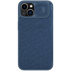 Nillkin Qin Cloth Pro iPhone 14 Camera Protector Holster Flip Blue cena un informācija | Telefonu vāciņi, maciņi | 220.lv
