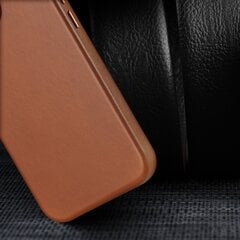 Dux Ducis Naples iPhone 14 Pro Max magnetic leather MagSafe brown цена и информация | Чехлы для телефонов | 220.lv
