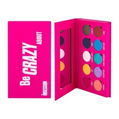 Палитра теней для век Makeup Obsession Be Crazy About Eyeshadow Palette, 13 г цена и информация | Тушь, средства для роста ресниц, тени для век, карандаши для глаз | 220.lv