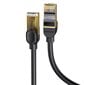 Baseus Ethernet RJ45, 10Gbps, 5m network cable (black) cena un informācija | Kabeļi un vadi | 220.lv