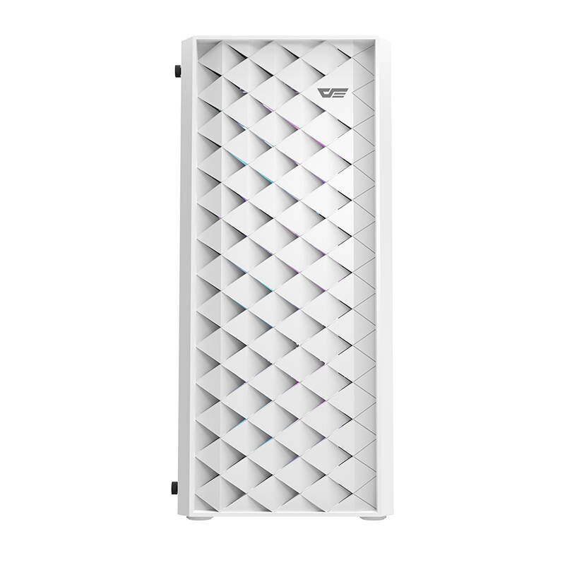 Darkflash DK351 computer case + 4 fans (white) цена и информация | Datoru korpusi | 220.lv
