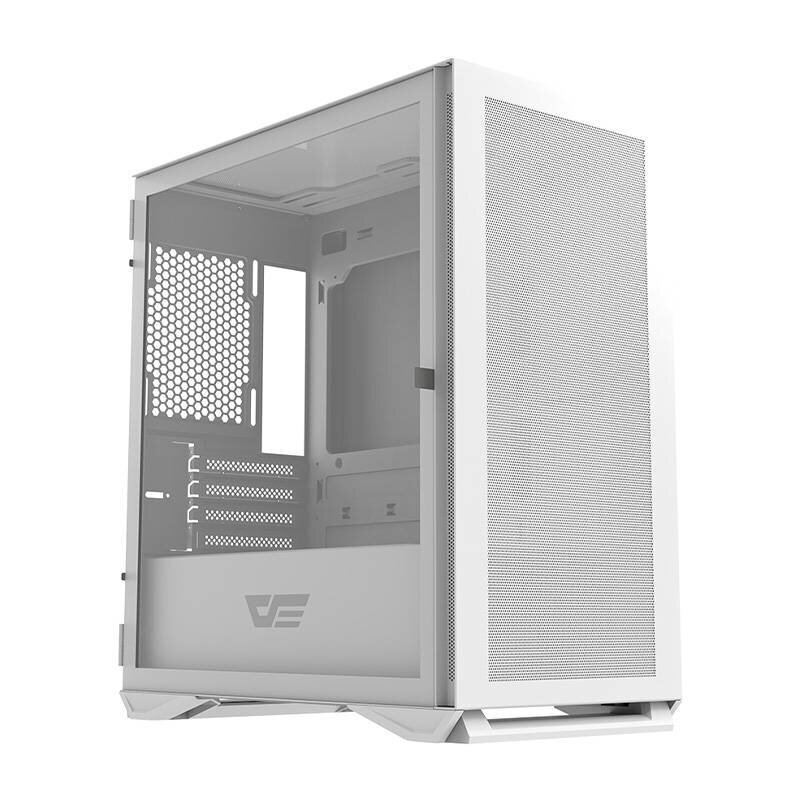 Darkflash DLM200 computer case (white) cena un informācija | Datoru korpusi | 220.lv