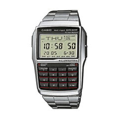 Vīriešu Pulkstenis Casio DATABANK CALCULATOR STEEL S7201197 cena un informācija | Vīriešu pulksteņi | 220.lv