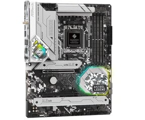 ASRock B650E Steel Legend WiFi, ATX, AM5, DDR5 cena un informācija | Asrock Datortehnika | 220.lv