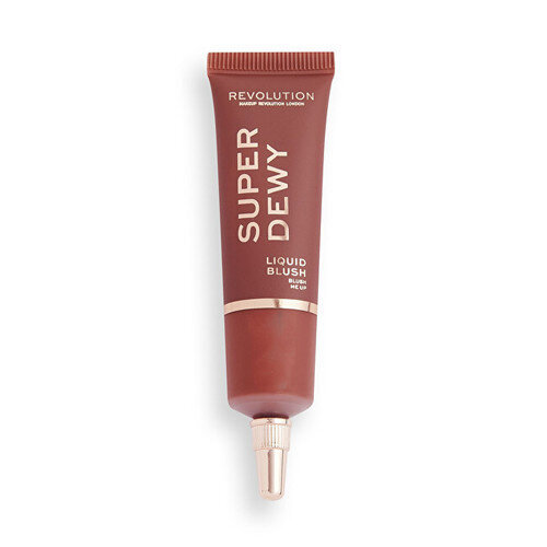 Makeup Revolution Superdewy Liquid Blush - Šķidrais vaigu sārtums 15 ml, Flushing For You cena un informācija | Bronzeri, vaigu sārtumi | 220.lv