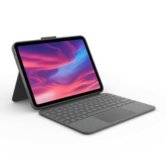 iPad Vāciņš + Tastatūra Logitech Combo Touch 920-011439 Spāņu Qwerty Pelēks cena un informācija | Somas portatīvajiem datoriem | 220.lv