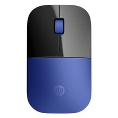 Bezvadu optiskā pele HP Z3700 zila 1200 DPI cena un informācija | Peles | 220.lv