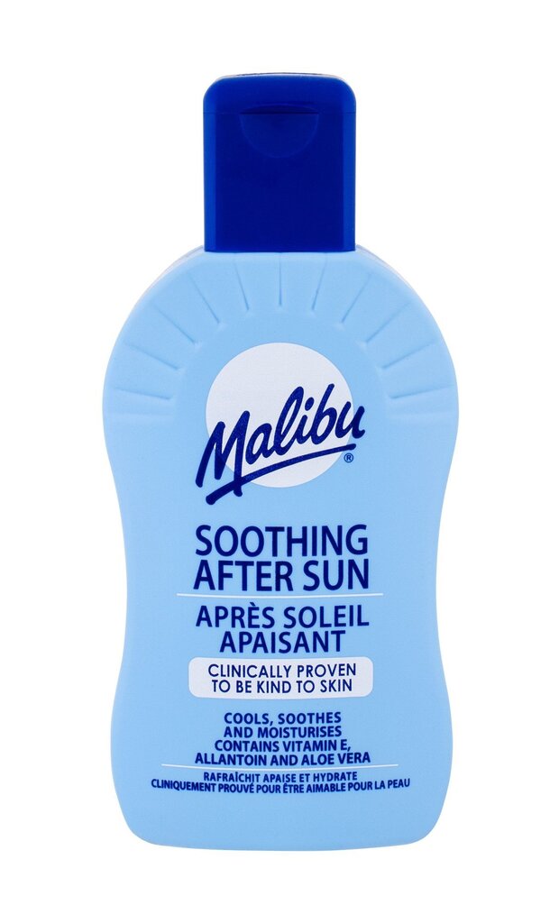 Pēc sauļošanās losjons Malibu Soothing 200ml цена и информация | Sauļošanās krēmi | 220.lv