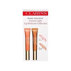 Набор бальзамов для губ Clarins Instant Light Natural Lip Perfector цена и информация | Помады, бальзамы, блеск для губ | 220.lv