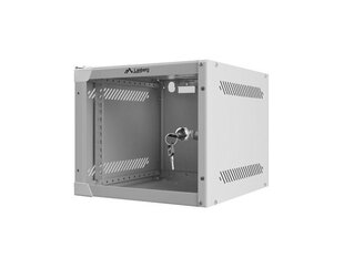 Настенный шкаф Lanberg 10" 4U (280x310, серый) цена и информация | Аксессуары для компонентов | 220.lv
