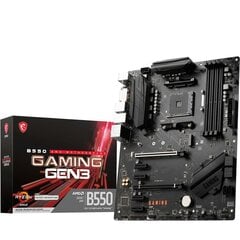 Материнская плата MSI B550 GAMING GEN3 AMD AM4 цена и информация | Материнские платы	 | 220.lv