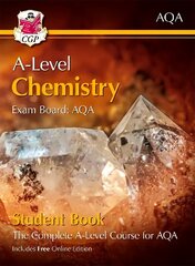 A-Level Chemistry for AQA: Year 1 & 2 Student Book with Online Edition cena un informācija | Izglītojošas grāmatas | 220.lv