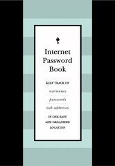 Internet Password Book: Keep Track of Usernames, Passwords, and Web Addresses in One Easy and Organized Location, Volume 9 cena un informācija | Ekonomikas grāmatas | 220.lv