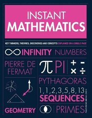 Instant Mathematics: Key Thinkers, Theories, Discoveries and Concepts Explained on a Single Page cena un informācija | Ekonomikas grāmatas | 220.lv