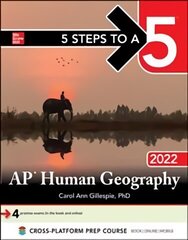 5 Steps to a 5: AP Human Geography 2022 цена и информация | Развивающие книги | 220.lv