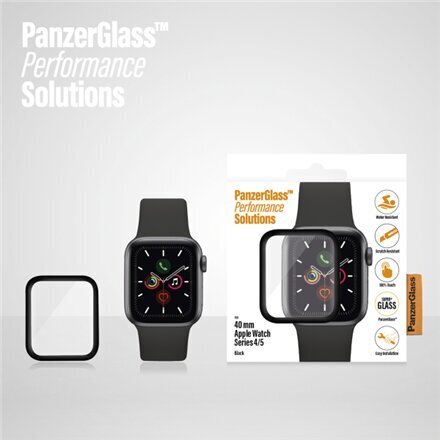 PanzerGlass Series 4/5 Black цена и информация | Viedpulksteņu un viedo aproču aksesuāri | 220.lv