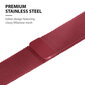 Crong Milano Steel Red cena un informācija | Viedpulksteņu un viedo aproču aksesuāri | 220.lv