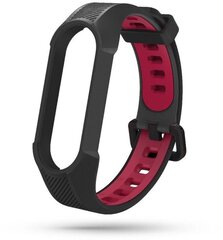 Tech-Protect watch strap Armour Xiaomi Mi Band 5/6/7, black/red цена и информация | Аксессуары для смарт-часов и браслетов | 220.lv