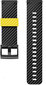 4wrist Watch Band Black/Yellow cena un informācija | Viedpulksteņu un viedo aproču aksesuāri | 220.lv