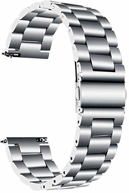 4wrist Watch Band Metallic Silver cena un informācija | Viedpulksteņu un viedo aproču aksesuāri | 220.lv