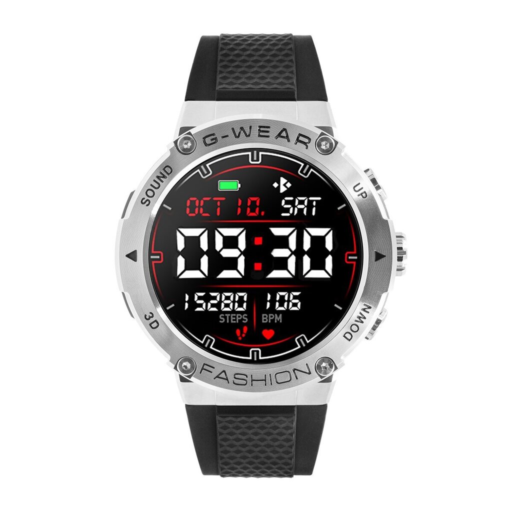 Watchmark Fashion G-Wear Silver cena un informācija | Viedpulksteņi (smartwatch) | 220.lv