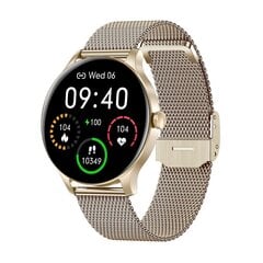 Garett Electronics Elegants zelta tērauda viedpulkstenis cena un informācija | Viedpulksteņi (smartwatch) | 220.lv