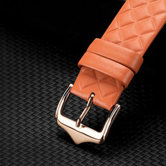 Dux Ducis Leather Watch Band Bracelet Genuine Orange cena un informācija | Viedpulksteņu un viedo aproču aksesuāri | 220.lv