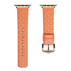 Dux Ducis Leather Watch Band Bracelet Genuine Orange cena un informācija | Viedpulksteņu un viedo aproču aksesuāri | 220.lv