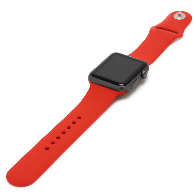 4wrist Silicone Red cena un informācija | Viedpulksteņu un viedo aproču aksesuāri | 220.lv