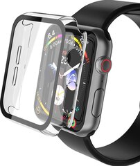 Защитное стекло дисплея 360 degree cover Apple Watch 45mm прозрачный цена и информация | Аксессуары для смарт-часов и браслетов | 220.lv