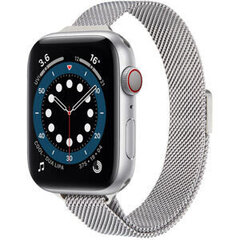 Ремешок 4wrist для Apple Watch - серебристый 42/44/45 мм цена и информация | Аксессуары для смарт-часов и браслетов | 220.lv