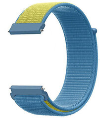 4wrist Watch Band Yellow/Blue cena un informācija | Viedpulksteņu un viedo aproču aksesuāri | 220.lv