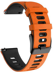 Силиконовый ремешок 4wrist для Samsung 22 мм - оранжевый цена и информация | Аксессуары для смарт-часов и браслетов | 220.lv