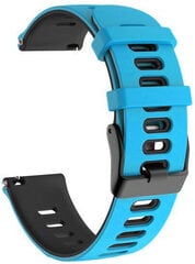 Силиконовый ремешок 4wrist для Garmin 22 мм, синий цена и информация | Аксессуары для смарт-часов и браслетов | 220.lv