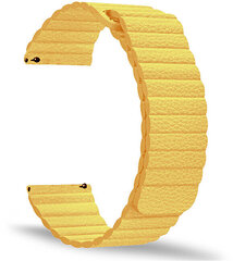 Ремешок 4wrist для классических часов - Жёлтый, 22 мм цена и информация | Аксессуары для смарт-часов и браслетов | 220.lv
