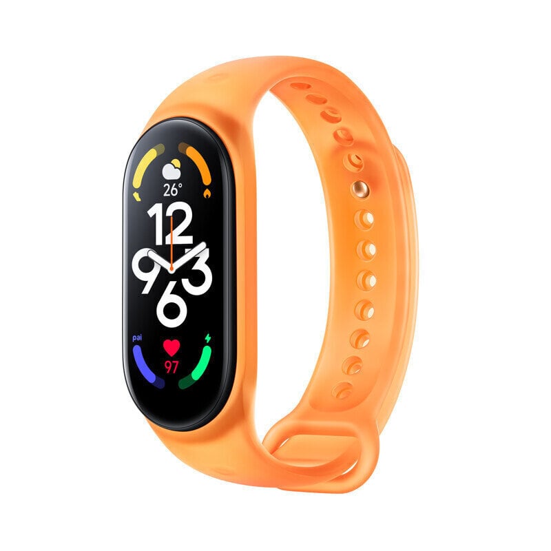 Xiaomi Smart Band Orange cena un informācija | Viedpulksteņu un viedo aproču aksesuāri | 220.lv