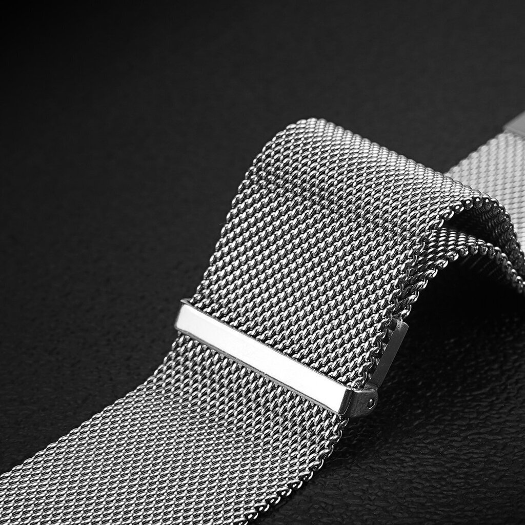 Dux Ducis Magnetic Strap Wristband Silver цена и информация | Viedpulksteņu un viedo aproču aksesuāri | 220.lv