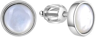 Серебряные серьги с перламутром Beneto AGUP1651S цена и информация | Серьги | 220.lv