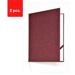 Apsveikumu mape ARGO ROYAL, 220 x 310 mm, bordo sp. , iepakojumā 2 gab. cena un informācija | Kancelejas preces | 220.lv