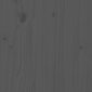 vidaXL naktsskapīši, 2 gb., pelēki, 79,5x38x65,5 cm, priedes masīvkoks cena un informācija | Naktsskapīši | 220.lv