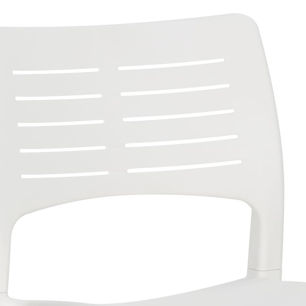 Dārza krēsli, balti. цена и информация | Dārza krēsli | 220.lv