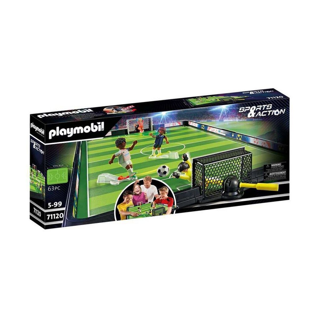 Playset Playmobil Sports futbola laukums 63 Daudzums 71120 cena un informācija | Rotaļlietas zēniem | 220.lv