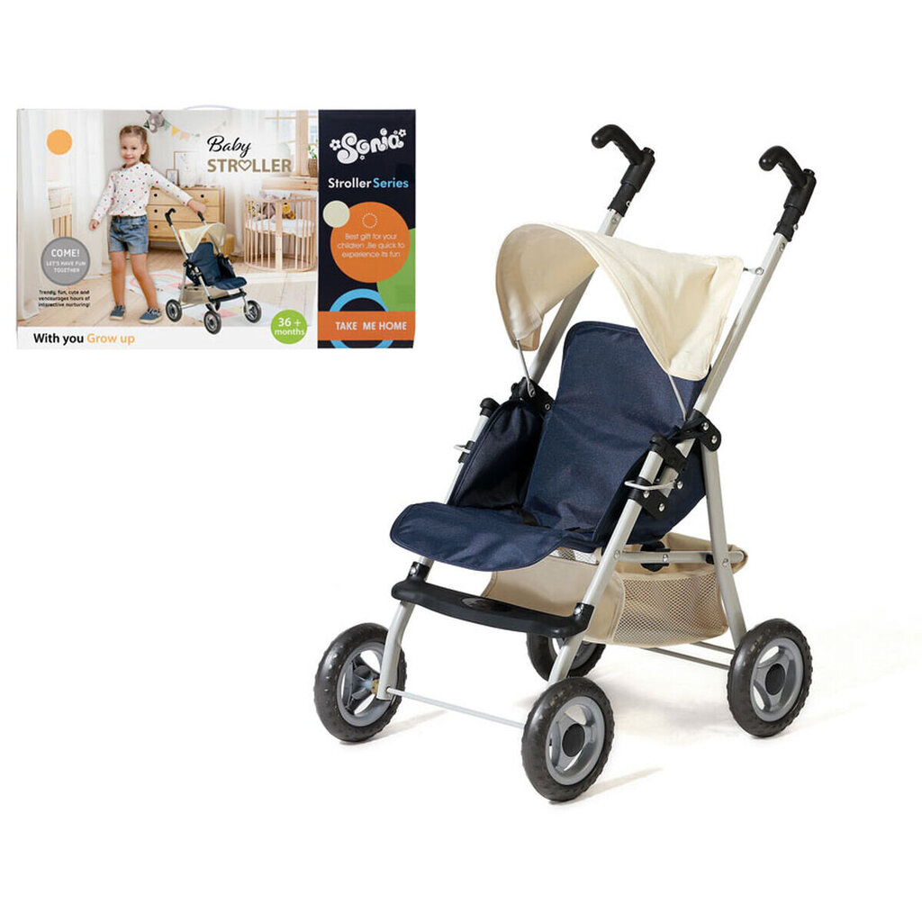 Leļlu Ratiņi Stroller Series 50 x 30 cm cena un informācija | Rotaļlietas meitenēm | 220.lv