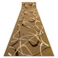 Paklāju celiņš KARMEL FRYZ - CHOCO, 90x1000 cm cena un informācija | Paklāji | 220.lv