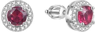 Серебряные серьги с цирконами Beneto AGUP1611S цена и информация | Серьги - пусеты, золотистые | 220.lv