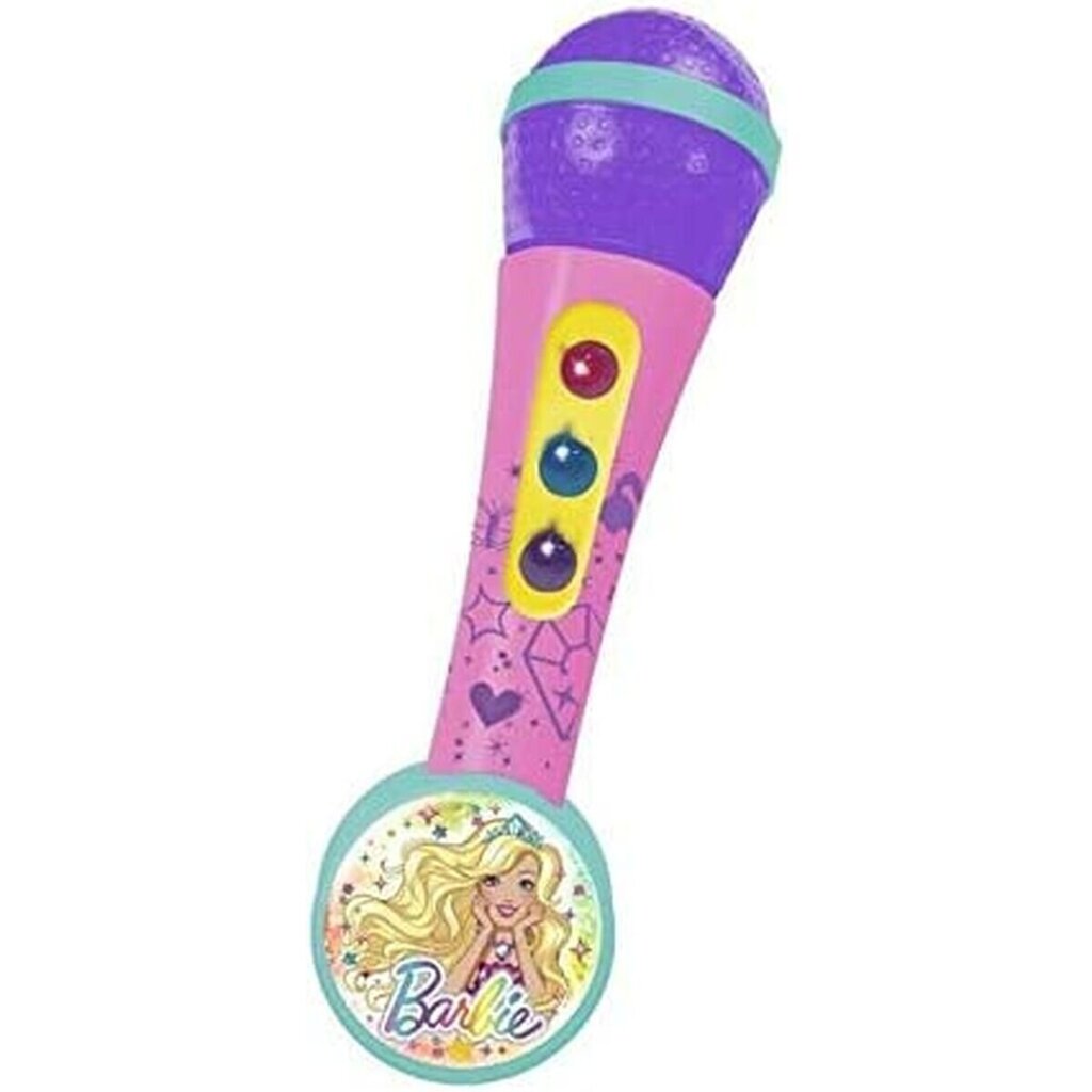Karaoke Mikrofonu Barbie Violets цена и информация | Attīstošās rotaļlietas | 220.lv