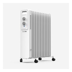 Eļļas radiators Universal Blue 461-UCRA9102 Balts 2500 W cena un informācija | Sildītāji | 220.lv