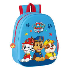 3D Bērnu soma The Paw Patrol Sarkans Zils (27 x 32 x 10 cm) цена и информация | Школьные рюкзаки, спортивные сумки | 220.lv