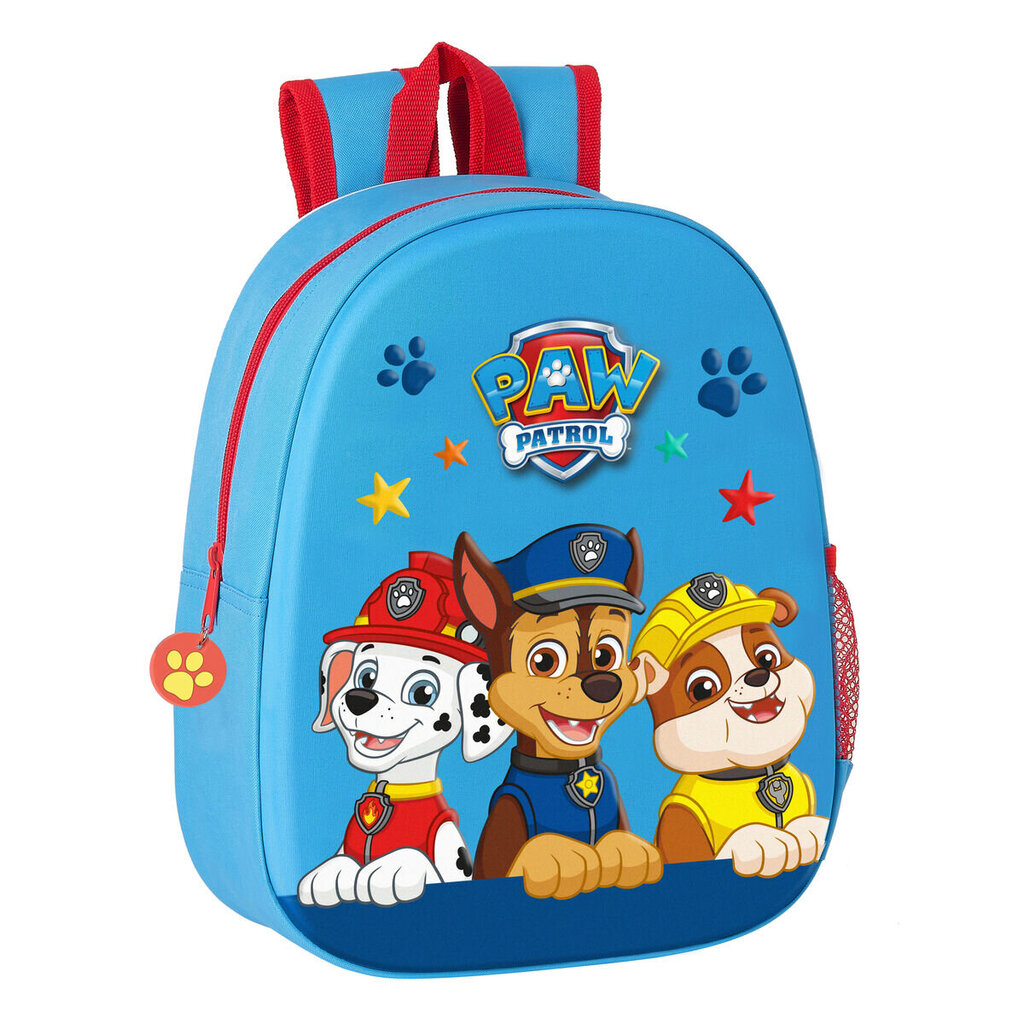 3D Bērnu soma The Paw Patrol Sarkans Zils (27 x 32 x 10 cm) цена и информация | Skolas somas | 220.lv