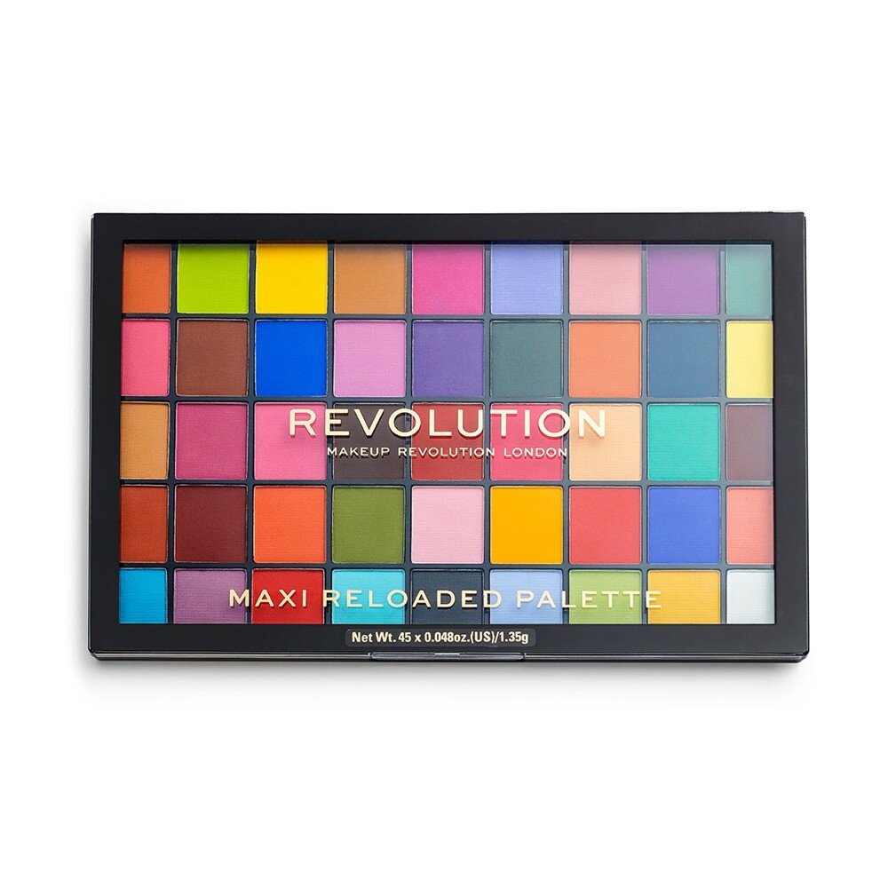 Makeup Revolution London Maxi Re-loaded acu ēnu komplekts 60,75 g, Monster Mattes цена и информация | Acu ēnas, skropstu tušas, zīmuļi, serumi | 220.lv